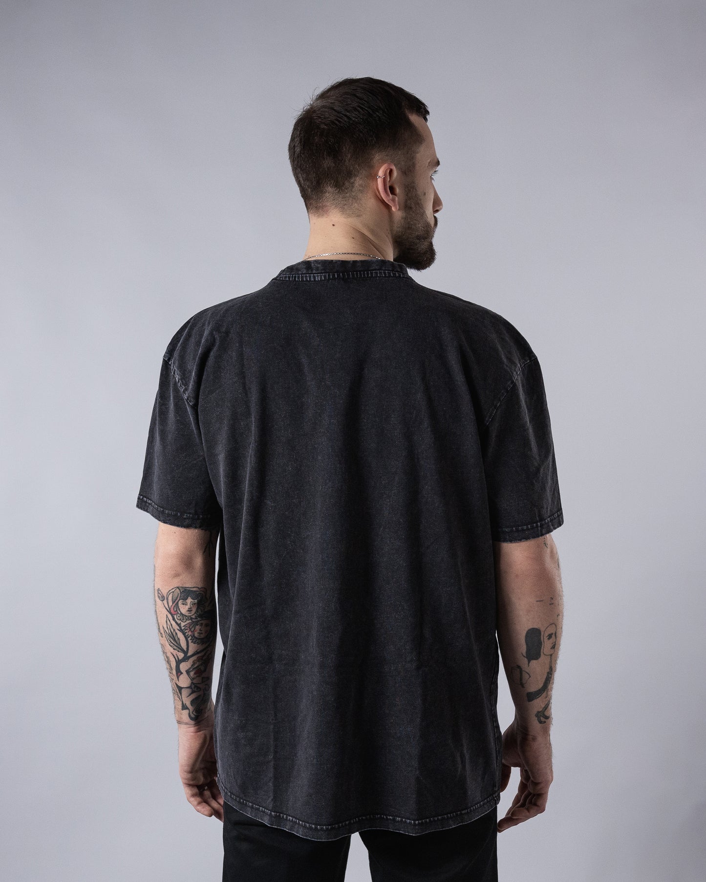 DUNKL BLK WASHED OUT SHIRT